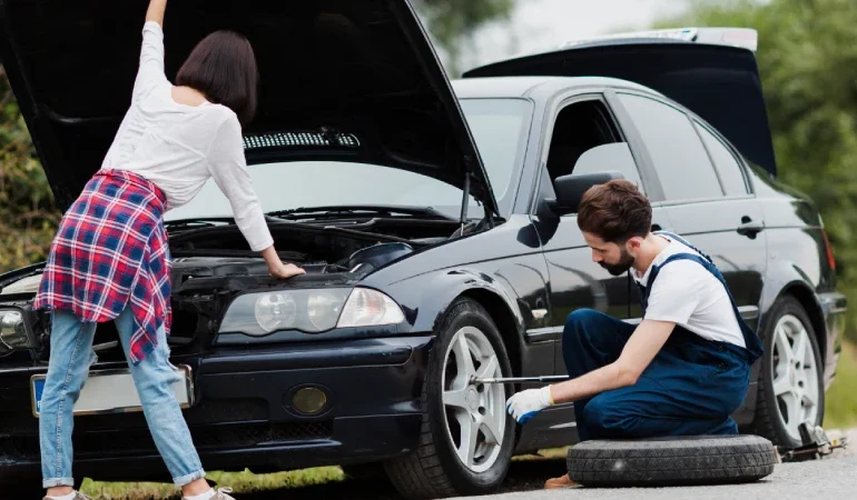 Mobil oto lastik tamir hizmeti